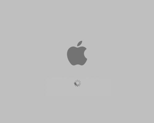 Image result for Macbook stuck dekat apple logo