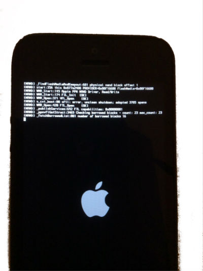 iPhone 5 Nand error kena air