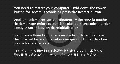 macbook imac kernel panic error